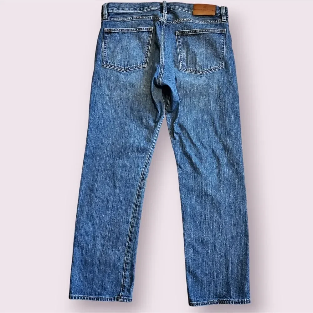 Brooks Brothers Men's Straight Fit Blue Jeans 34 x 30 | Preppy Ivy Trad | EUC